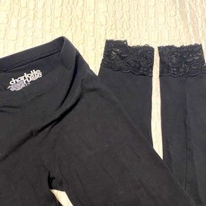 Charlotte Russe Black Leggings
